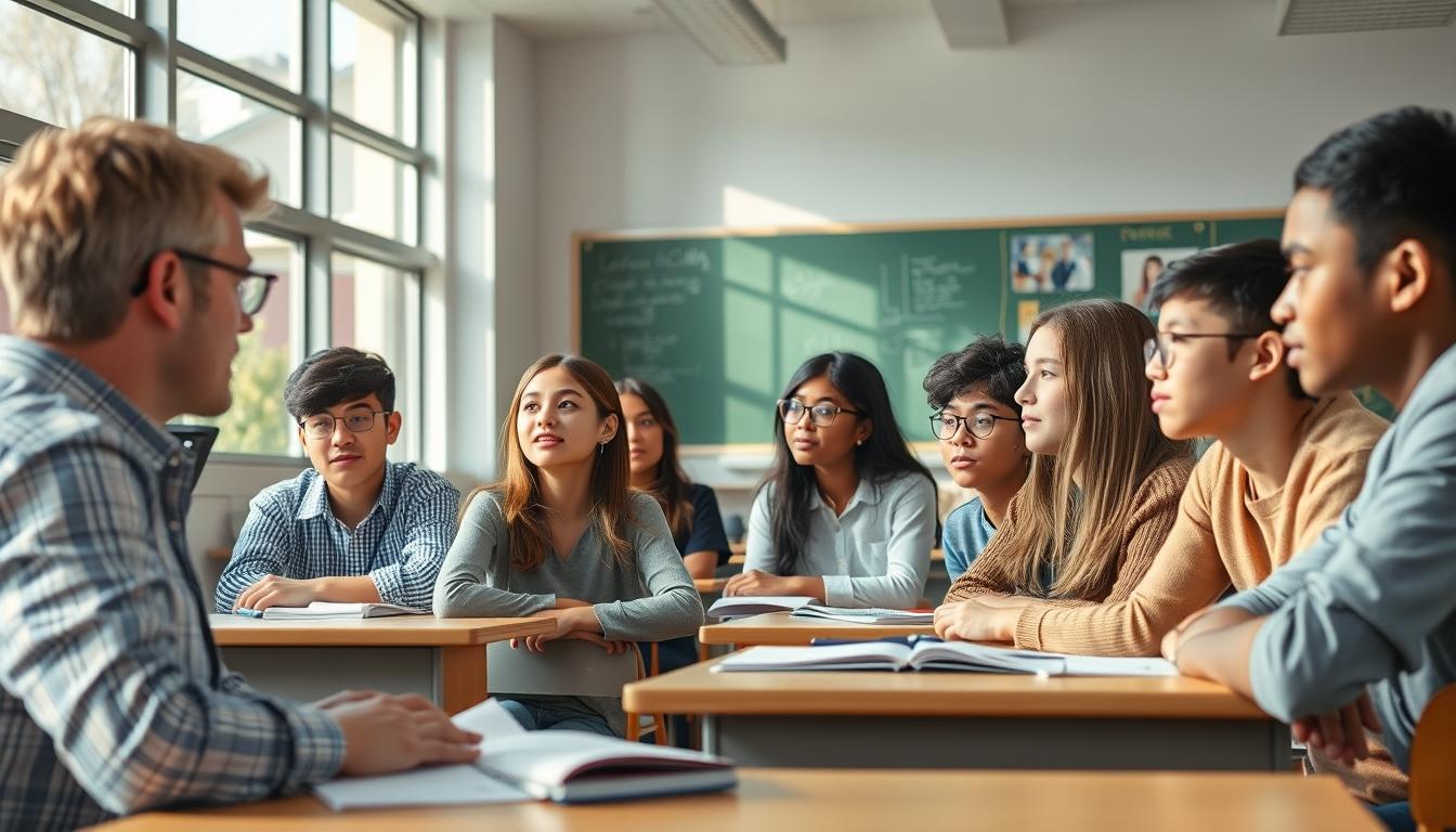 Modern university campus for students