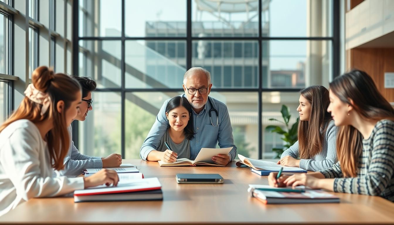University campus and scholarly atmosphere in Berlin